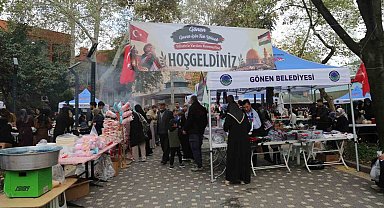 Gönen'de Gazze için yardım organizasyonu düzenlendi