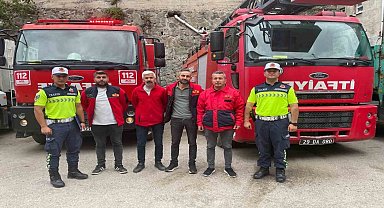 Gümüşhane'de 96 personele trafik eğitimi verildi
