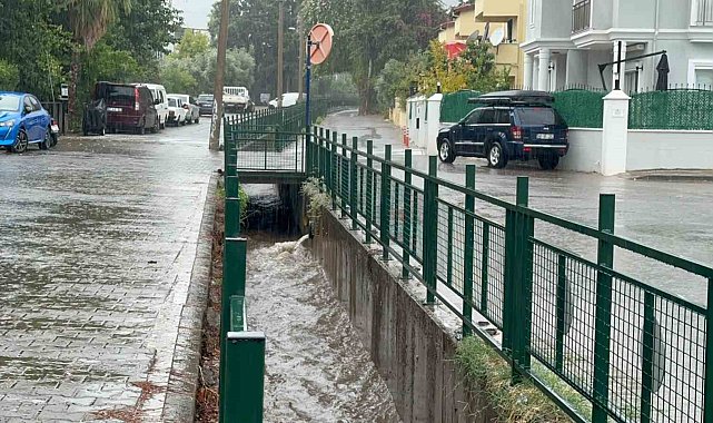 Güney Ege'de beklenen yağış başladı
