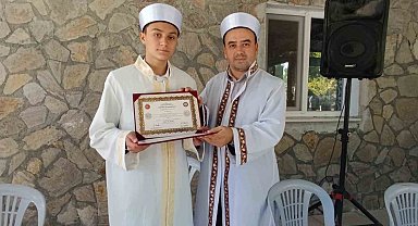 Hafız çocuktan dikkat çeken hedef