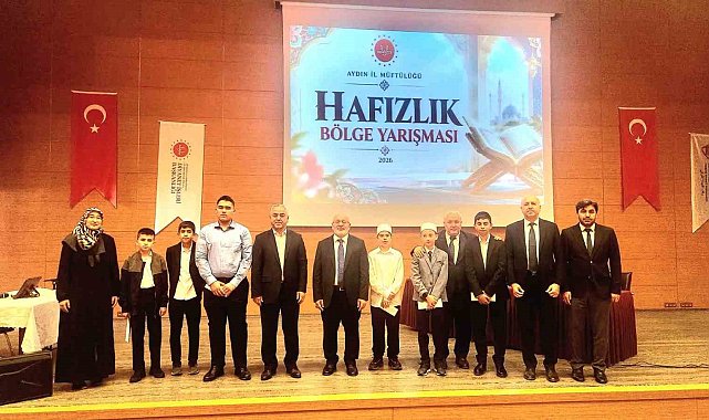 Hafızlık bölge yarışmasının birincileri Aydın'da belli oldu
