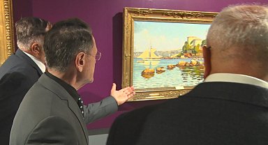 Harita çiziminden sanat eserlerine: Asker ressamların Türk dünyasına uzanan sanat sergisi
