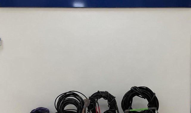 Hasköy'de enerji kablosu hırsızlığı şüphelisi yakalandı