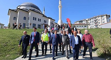 Hatay'da deprem sonrası inşa edilen 138. cami ibadete açıldı