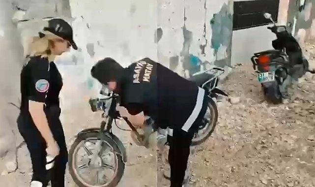 Hatay'da motosiklet tamircilerine yönelik denetim yapıldı