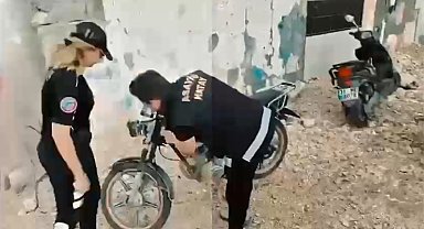 Hatay'da motosiklet tamircilerine yönelik denetim yapıldı