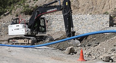 HATSU'dan Bitişik Yaylası'na 4 bin metrelik içme suyu hattı