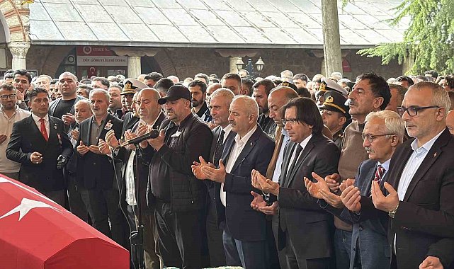 Hayatını kaybeden uzman çavuş askeri törenle son yolculuğuna uğurlandı