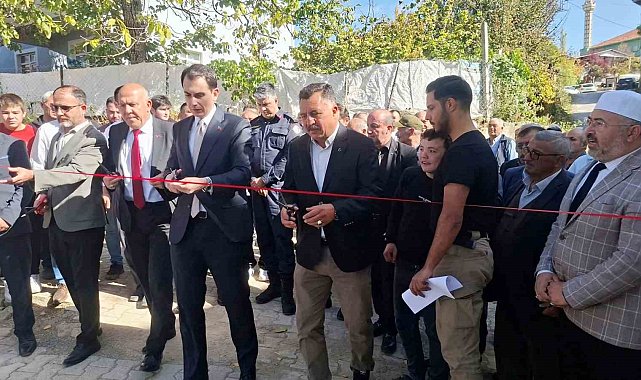 Hisarcık Kurtdere köyünde çok amaçlı salon hizmete açıldı