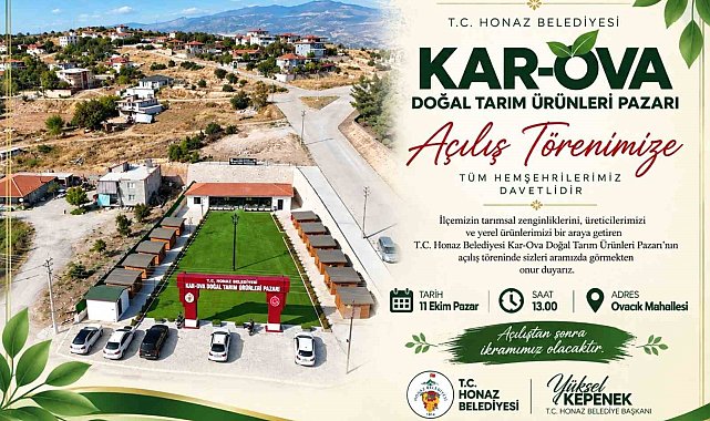 Honaz'da kadın üreticilerin işleteceği Kar-Ova tesisleri açılıyor