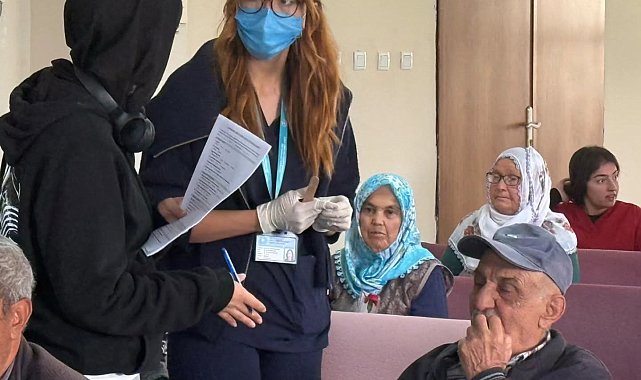 Huzurevi sakinlerine ağız ve diş sağlığı taraması