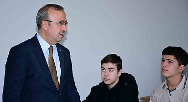 İl Millî Eğitim Müdürü Sinan Aydın, Firuz Kanatlı Mesleki ve Teknik Anadolu Lisesi'ni ziyaret etti