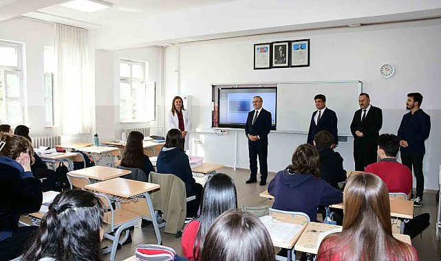 İl Milli Eğitim Müdürü Aydın, öğretmen ve öğrencilerle bir araya geldi