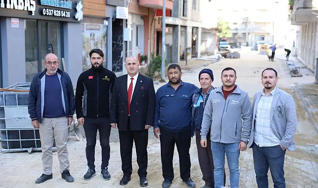 İncirliova'da yol çalışmaları sürüyor