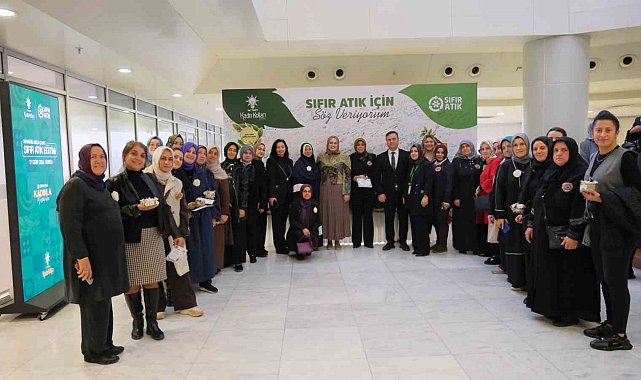 İnegöl Belediyesi'nden sıfır atık etkinliğinde örnek uygulama
