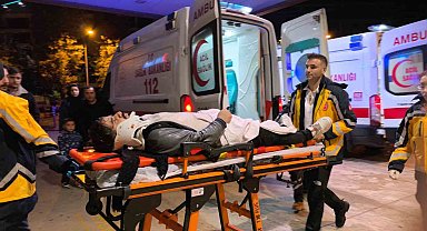 İnegöl'de otomobille motosiklet çarpıştı: 2 kardeş yaralandı