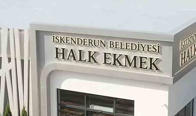 İskenderun'da Halk Ekmek fabrikası için ilk kepçe vuruldu
