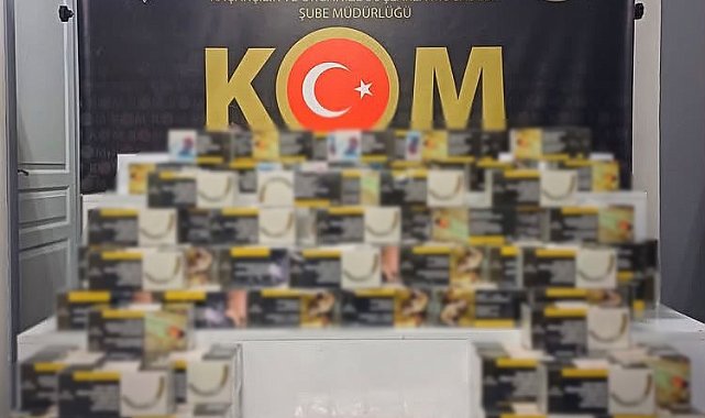 Isparta'da kaçak sigara ve bandrolsüz makaron ele geçirildi