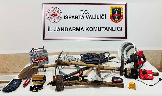 Isparta'da tarihi eser operasyonları: 20 şüpheli hakkında adli işlem