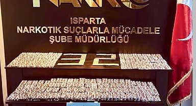 Isparta'da uyuşturucu operasyonunda 2 şüpheli tutuklandı
