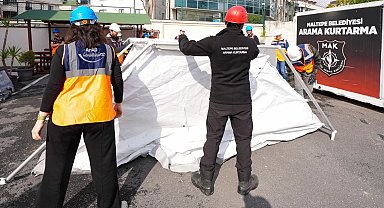 İstanbul Maltepe'de afetlere karşı seferberlik sürüyor
