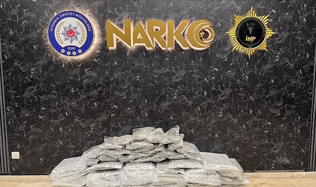 İstanbul'da 57 kilo 300 gram uyuşturucu ele geçirildi: 4 şüpheli yakalandı