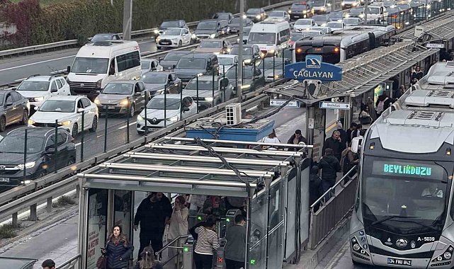 İstanbul'da dev derbi öncesi trafik yoğunluğu