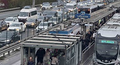 İstanbul'da dev derbi öncesi trafik yoğunluğu