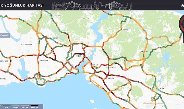 İstanbul'da trafik durma noktasına geldi