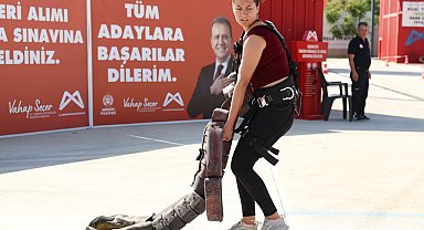 İtfaiye eri olmak için kıyasıya yarıştılar