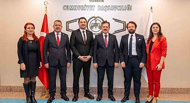 İzmir Barosu yeni yönetiminden Başsavcı Yeldan'a ziyaret