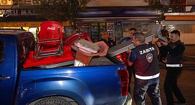 İzmir Bornova'da kaldırım işgallerine sıkı denetim