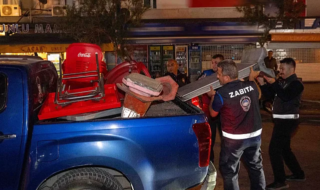 İzmir Bornova'da kaldırım işgallerine sıkı denetim