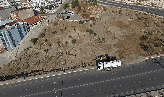 İzmir Buca'da 5 dönümlük alanda yeşil dönüşüm