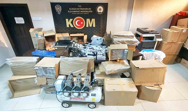 İzmir'de 5 milyon liralık dev kaçakçılık operasyonu: 15 şüpheliye adli işlem