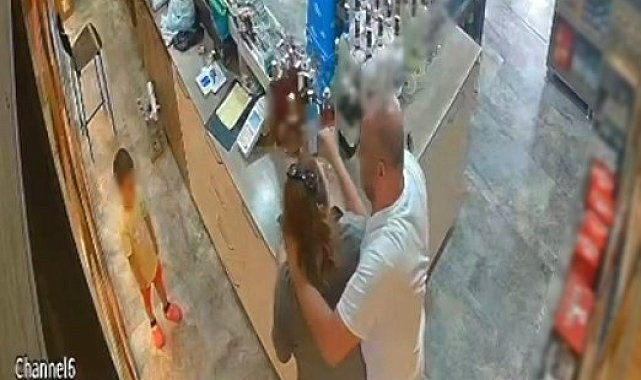 İzmir'de kan donduran görüntü: Çocuğunun gözü önünde eşini darp edip boğmaya çalıştı