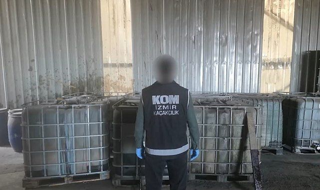İzmir'de katı atık tesisine kaçak akaryakıt baskını