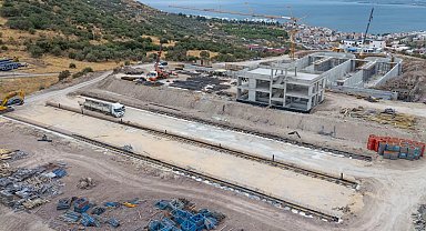 İzmir'in üçüncü büyük arıtma tesisi Dikili'de yükseliyor
