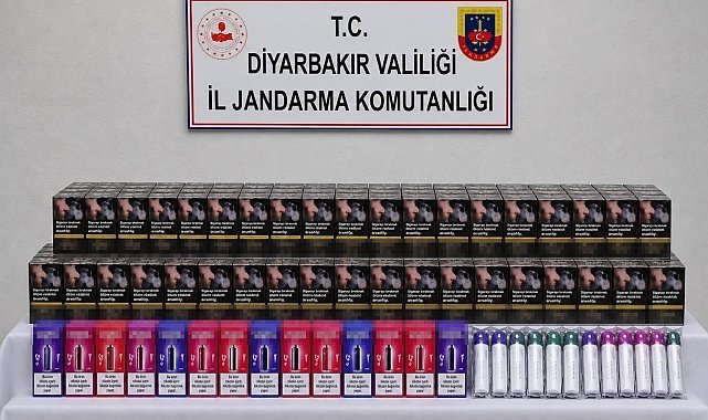 Jandarma ekiplerinin çalışmalarında gümrük kaçağı ürünler ele geçirildi
