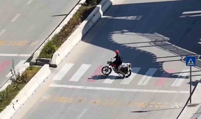 Kaçışı havadan saniye saniye izlendi: Ehliyeti geçersiz, motosikleti çalıntı çıktı