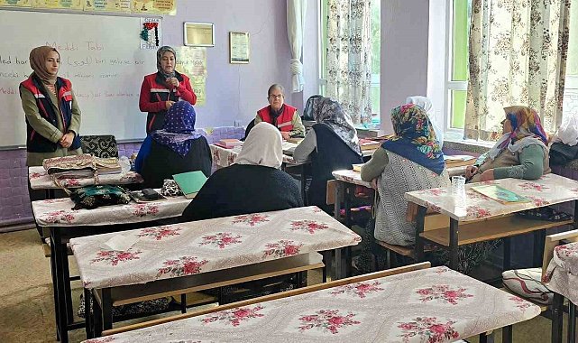Kadın çiftçilere yönelik bilgilendirme çalışması gerçekleştirildi