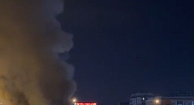 Kahramanmaraş'ta iş yeri yangını