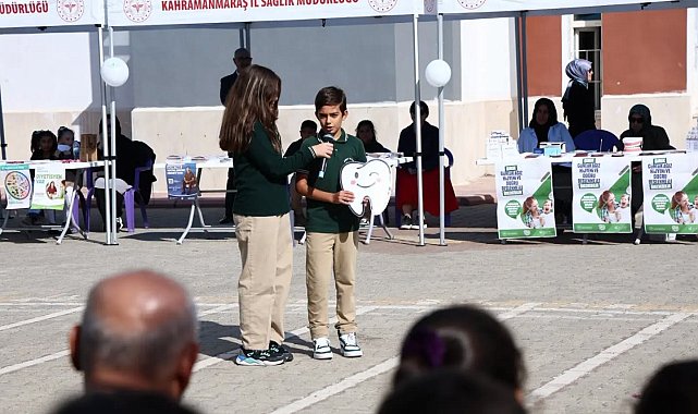 Kahramanmaraş'ta öğrencilere sağlıklı yaşamın püf noktaları anlatıldı