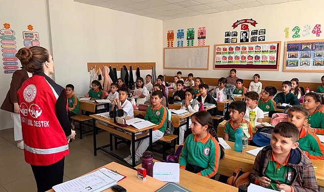 Kahta'da öğrencilere akran zorbalığı eğitimi verildi