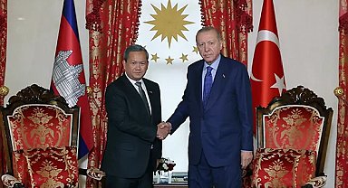 Kamboçya Başbakanı Dolmabahçe'de