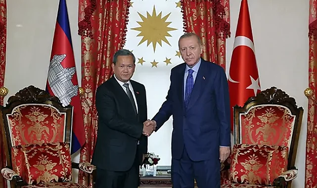 Kamboçya Başbakanı Dolmabahçe'de