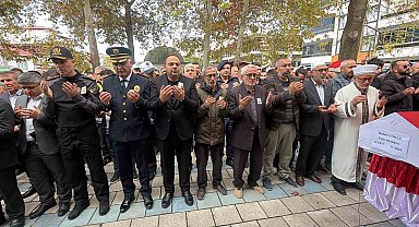 Kanser nedeniyle hayatını kaybeden polis memuru, memleketinde son yolculuğuna uğurlandı