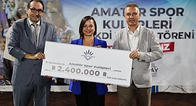 Karabağlar'da amatör spora 2,4 milyon TL destek