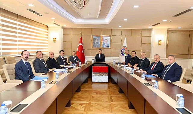 Karabük'te "okul ve çevrelerinde güvenlik tedbirleri" değerlendirildi