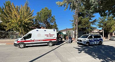 Karaman'da çatı tamiri yapan işçi 3 metreden düştü